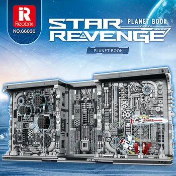 66030 Модел Star Revenge Planet Book със светлината 3058 бр. Модулни Строителни блокове, Тухли Играчки Голям Набор от Подаръци за деца, Възрастни Момчета