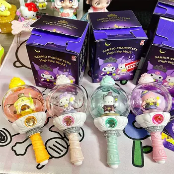 Sanrio Магическа Пръчка Феи Серия Hello Kitty Kuromi Cinnamoroll Melody Pochacco Фигурки Модел На Кукла Играчка За Коледни Подаръци